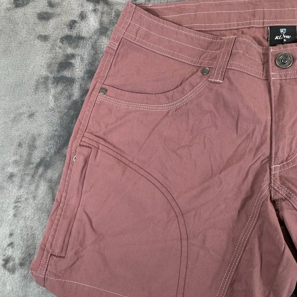 KUHL Sz 8 Shorts Splash Cargo Utility Hiking Stretch Outdoor Gorpcore UPF50 NWOT